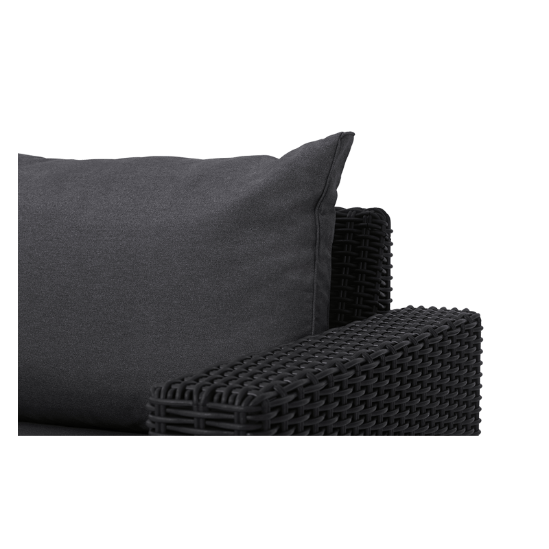 Комплект уличной мебели с тройным диваном CALIFORNIA 3 SEATER SET (Графит) 2