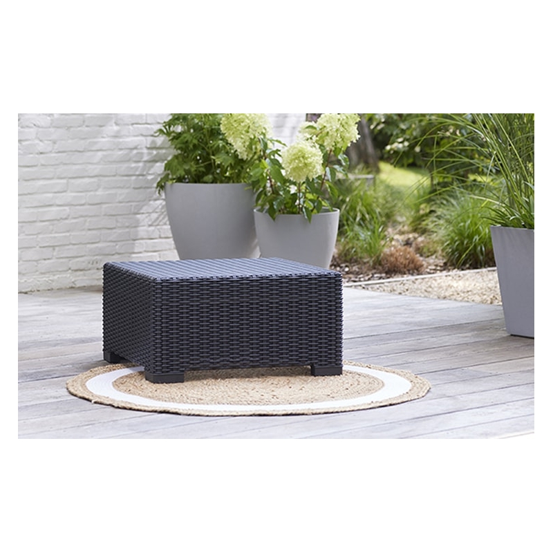 Комплект уличной мебели с тройным диваном CALIFORNIA 3 SEATER SET (Графит) 10
