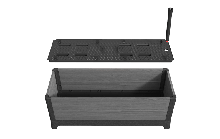 Грядка для растений DARWIN ELEVATED GARDEN BED PRO (Графит)
