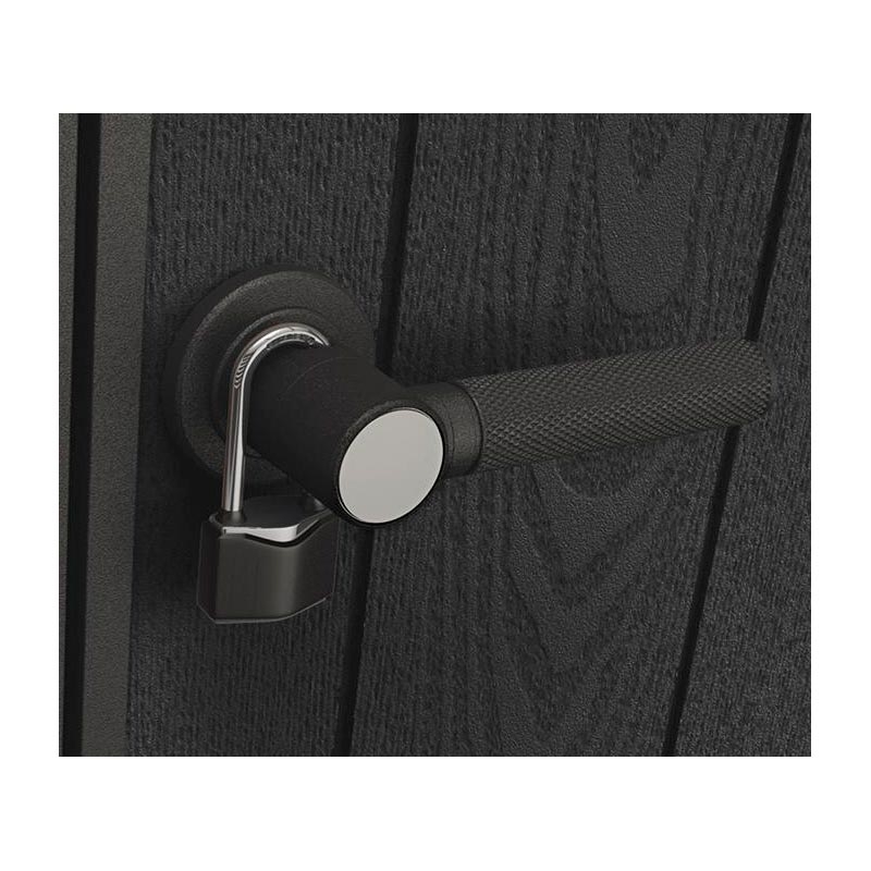 Сарай пластиковый PENT 9×7 (Серый) 10