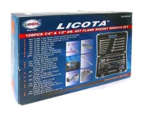 Набор инструмента 1/2" и 1/4" 6 гр. 108 предметов Licota
