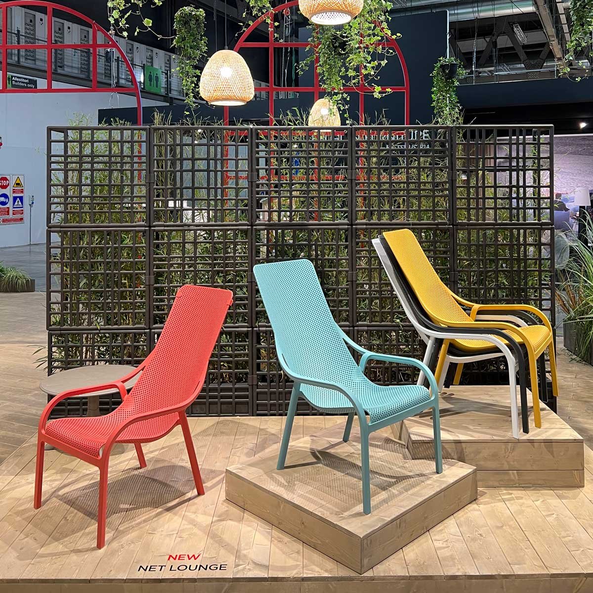 Лаунж-кресло пластиковое Net Lounge (Антрацит) 10
