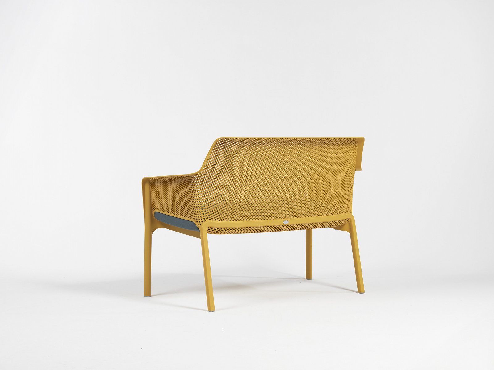 Диван пластиковый Net Bench (Горчичный) 3
