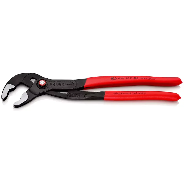 Высокотехнологичные сантехнические клещи Cobra QuickSet черненые 300 mm Knipex KN-8721300