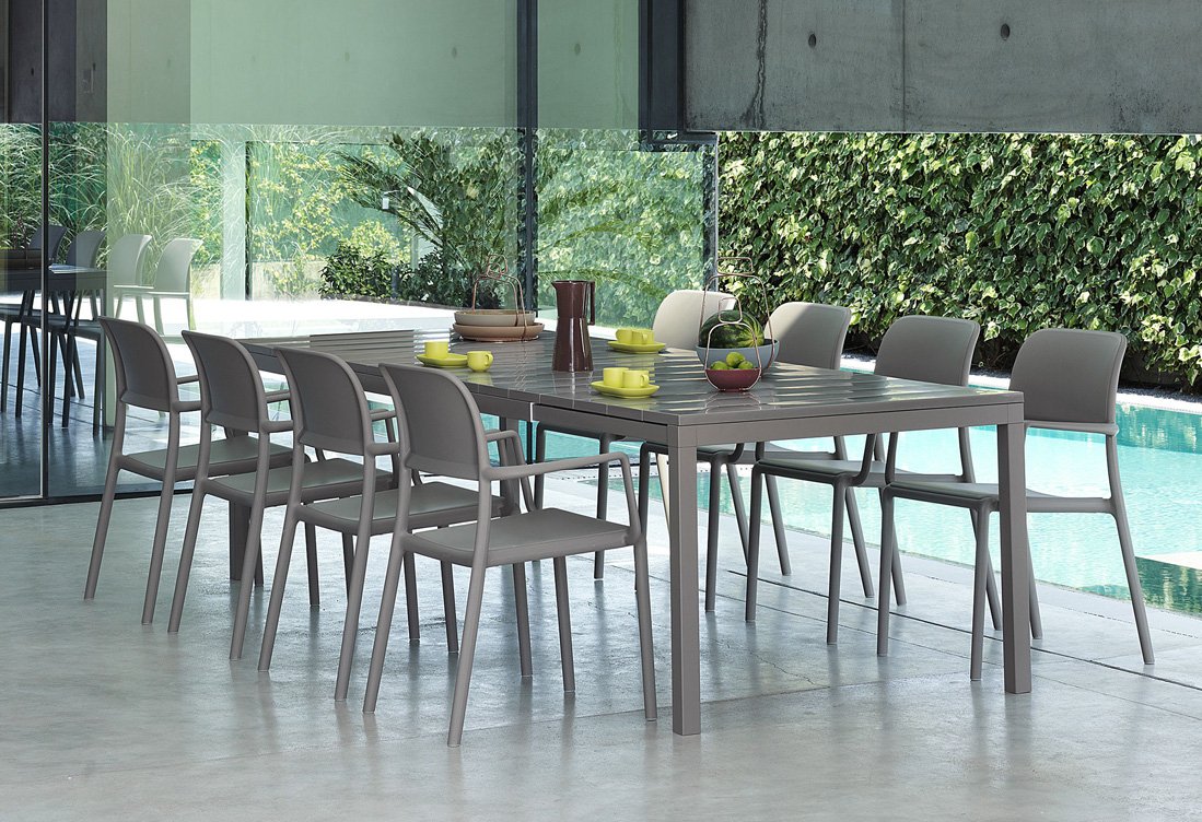 Стол пластиковый раздвижной Rio 210 Extensibile (Тортора) 8