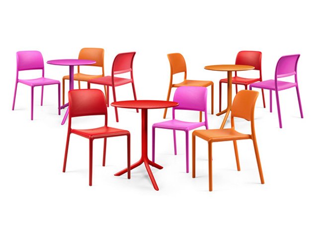 Стул пластиковый Riva Bistrot (Красный) 2