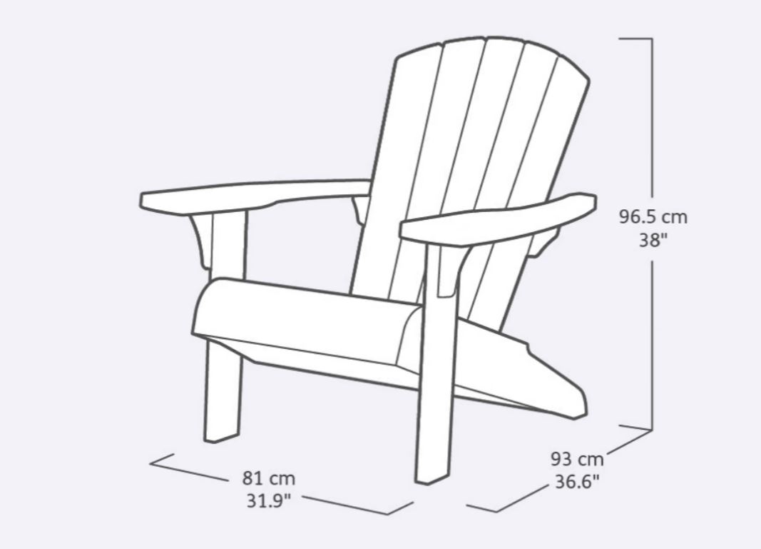 Кресло Трой Адирондак (Troy Adirondack) (Капучино) 8