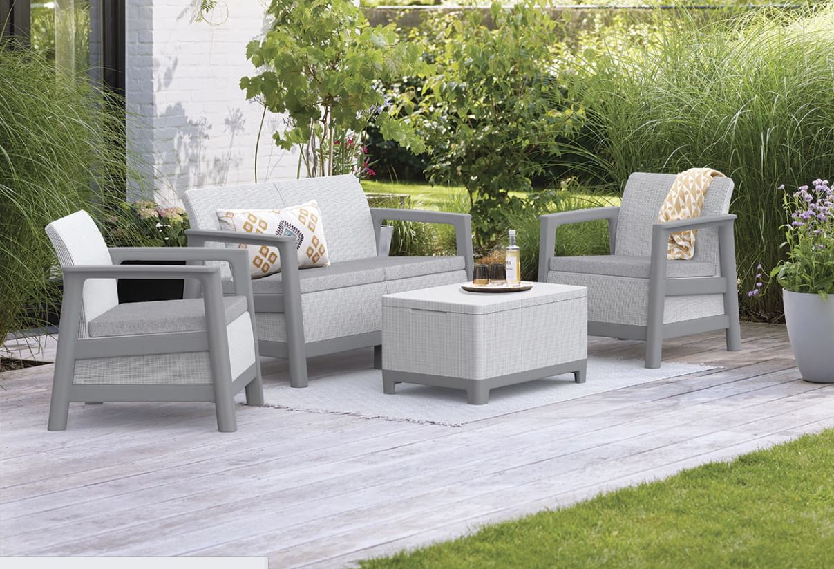 Комплект мебели Сканди (Scandi Linea 2 Seater Set ) (пепельно серый) 4