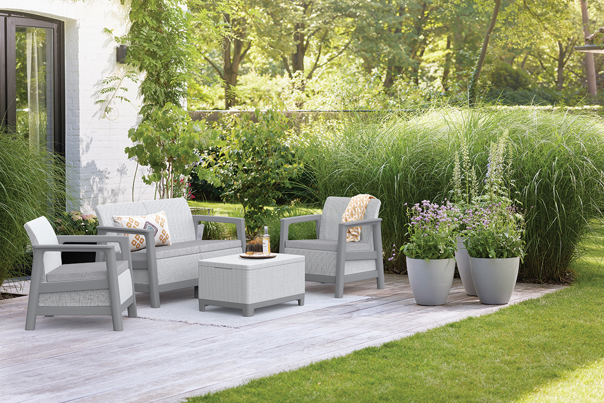 Комплект мебели Сканди (Scandi Linea 2 Seater Set ) (пепельно серый) 8