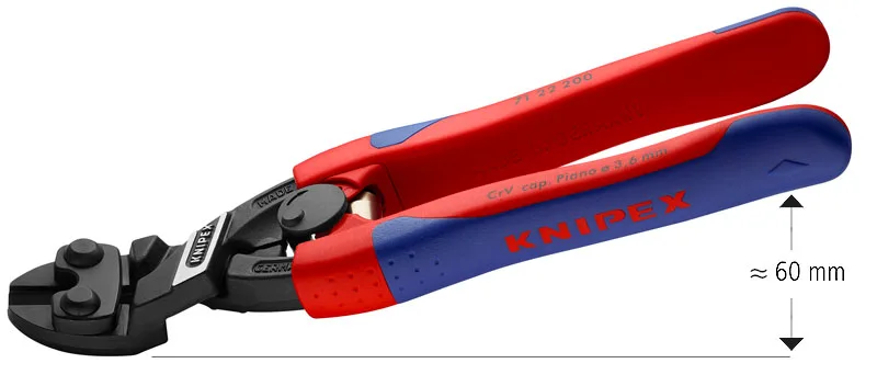 KNIPEX CoBolt® фосфатированные, черного цвета 200 мм KN-7122200
