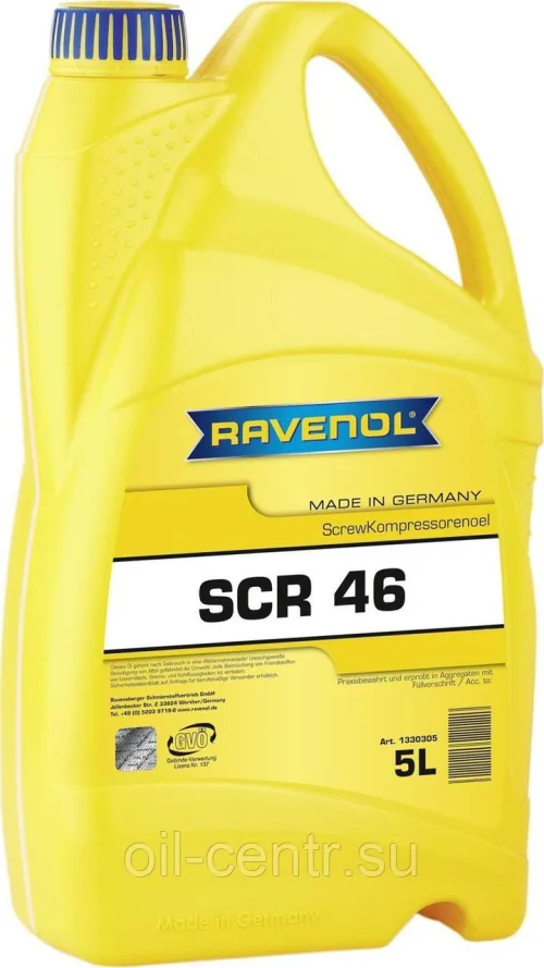 Компрессорное масло Компрессорное масло RAVENOL SCR 46 ( 5л) 2